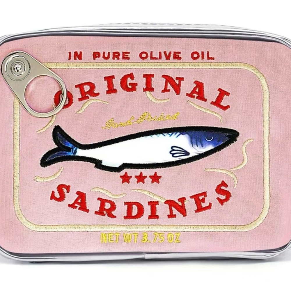 Pink Sardine Can Clutch